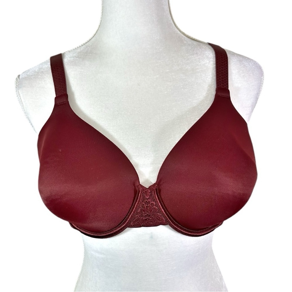 🌸Vanity Fair- Maroon Fully Lined Underwire Bra- 38D RN#76380